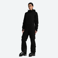 
                  
                    Women's belted one-piece ski suit for resort - black 3l one-piece ski suit on women, for snow sports weekends
                  
                
