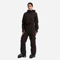 
                  
                    Women's minimal one-piece ski suit for snow days - brown 3l one-piece ski suit on women, for resort ski days
                  
                