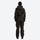 Women's belted one-piece ski suit for resort - brown 3l one-piece ski suit on women, for snow sports weekends
