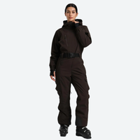 
                  
                    Women's 3L one-piece ski suit with hood - brown 3l one-piece ski suit on women, for resort ski days
                  
                