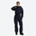 Women's belted one-piece ski suit for resort - navy 3l one-piece ski suit on women, for winter mountain trips