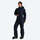 Women's minimal one-piece ski suit for snow days - navy 3l one-piece ski suit on women, for resort ski days