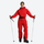 Women's minimal one-piece ski suit for snow days - red 3l one-piece ski suit on women, for snow sports weekends
