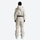 Women's minimal one-piece ski suit for snow days - cream white 3l one-piece ski suit on women, for skiing and snowboarding