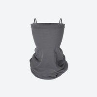 
                  
                    Merino wool sun face mask for outdoor sports - gray merino wool facemask with ear loops, for cycling and commuting
                  
                