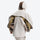 Unisex waterproof snowboard jacket with zip pockets - beige gray waterproof jacket, for hiking and travel