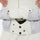 Sherpa collar breathable ski jacket set - white jacket, for skiing and snowboarding