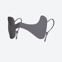 
                  
                    Soft winter face patches for ski days - gray face patch with ear loops, product view, for daily commute and office
                  
                
