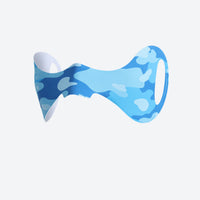 
                  
                    Cozy winter face patches for cheek and nose protection - blue camo face patch, product view, for winter mountain trips
                  
                