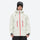 Men's breathable ski jacket with quilted lining - white jacket, on-model front view, for resort and backcountry days