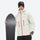 Men's waterproof 3L snow jacket and pants series - white jacket, for powder and piste riding
