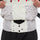 Breathable ski jacket with quilted lining - white jacket, for skiing and snowboarding