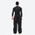 Men's 3-layer snowboard jacket and pants - black snow pants with black top, on-model back view, for powder and piste riding