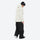 Men's waterproof 3L snow jacket and pants series - white jacket with black pants, for cold-weather winter sports