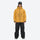 Men's waterproof 3L snow jacket and pants series - mustard yellow jacket with black pants, for powder and piste riding