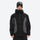 Men's breathable 3-layer colorblock ski suit - black gray colorblock jacket, for resort and backcountry days