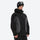 Men's waterproof 3L snow jacket and pants series - black gray colorblock jacket, for cold-weather winter sports