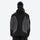 Men's 3L snowboard jacket with high-waist pants - black gray colorblock jacket, for skiing and snowboarding