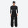 Men's breathable 3-layer colorblock ski suit - black snow pants with black top, for skiing and snowboarding