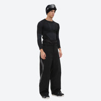 
                  
                    Men's 3L snowboard jacket with high-waist pants - black snow pants with black top, for resort and backcountry days
                  
                