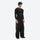 Men's 3L snowboard jacket with high-waist pants - black snow pants with black top, for resort and backcountry days