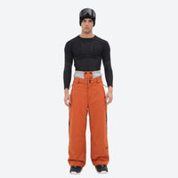 
                  
                    Men's 3L snowboard jacket with high-waist pants - orange snow pants with black top, for skiing and snowboarding
                  
                