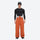 Men's 3L snowboard jacket with high-waist pants - orange snow pants with black top, for skiing and snowboarding