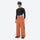 Men's waterproof 3L snow jacket and pants series - orange snow pants with black top, for resort and backcountry days