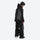 Men's breathable 3-layer colorblock ski suit - black gray colorblock jacket with black pants, for skiing and snowboarding