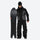 Men's 3L snowboard jacket with high-waist pants - black gray colorblock jacket with black pants