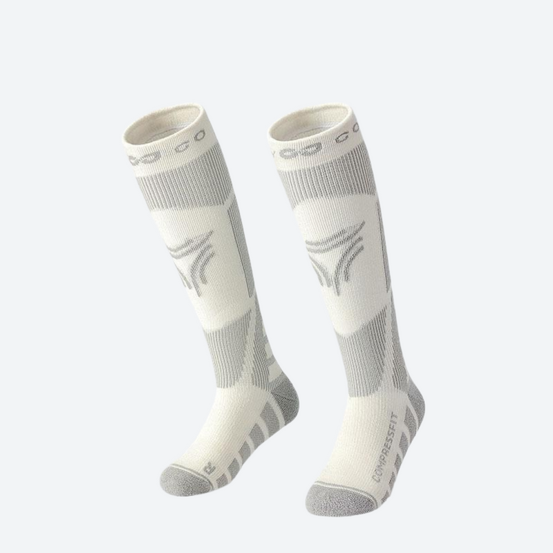 Kids breathable knee-high merino ski socks - kids compression merino ski socks, for kids sports and training