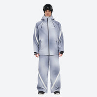 
                  
                    Men's waterproof 3L snow jacket and pants series - light gray gradient jacket with gradient pants 42
                  
                