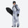 Men's 3-layer snowboard jacket and pants - light gray gradient jacket with gradient pants, fully taped seams keep snow out