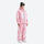 Men's waterproof 3L snow jacket and pants series - pink gradient jacket with pink pants, for skiing and snowboarding