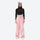 Women's waterproof 3L snow jacket and pants - pink gradient snow pants with black top, for resort and street wear
