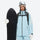 Women's 3-layer snowboard jacket and pants - ice blue jacket, for powder days and winter commute