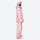 Women's waterproof 3L snow jacket and pants - pink gradient jacket with pink gradient pants, for skiing and snowboarding