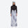 Women's gradient print breathable ski jacket set - lavender gradient snow pants with black top, for resort and street wear