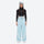 Women's gradient print breathable ski jacket set - ice blue snow pants with black top, for skiing and snowboarding