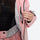 Women's gradient print breathable ski jacket set - pink gradient jacket, gradient print slope style