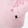 Women's waterproof 3L snow jacket and pants series - light pink, side pocket close-up with hand, for skiing and snowboarding