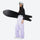 Women's 3-layer snowboard jacket and pants - lavender snow pants, for skiing and snowboarding