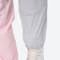 
                  
                    Women's 3-layer snowboard jacket and pants - light pink snow pants, for resort and backcountry days
                  
                