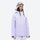 Women's waterproof 3L snow jacket and pants series - lavender, for cold-weather winter sports