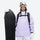 Women's breathable ski jacket set in pastel colors - lavender, for resort and backcountry days