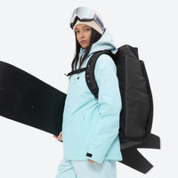 
                  
                    Women's 3-layer snowboard jacket and pants - mint ice blue, for skiing and snowboarding
                  
                