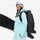 Women's 3-layer snowboard jacket and pants - mint ice blue, for skiing and snowboarding