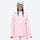 Women's breathable ski jacket set in pastel colors - light pink, for resort and backcountry days