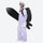 Women's 3-layer snowboard jacket and pants - lavender jacket with lavender pants, for powder and piste riding