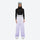 Women's waterproof 3L snow jacket and pants series - lavender snow pants, on-model front view, for powder and piste riding